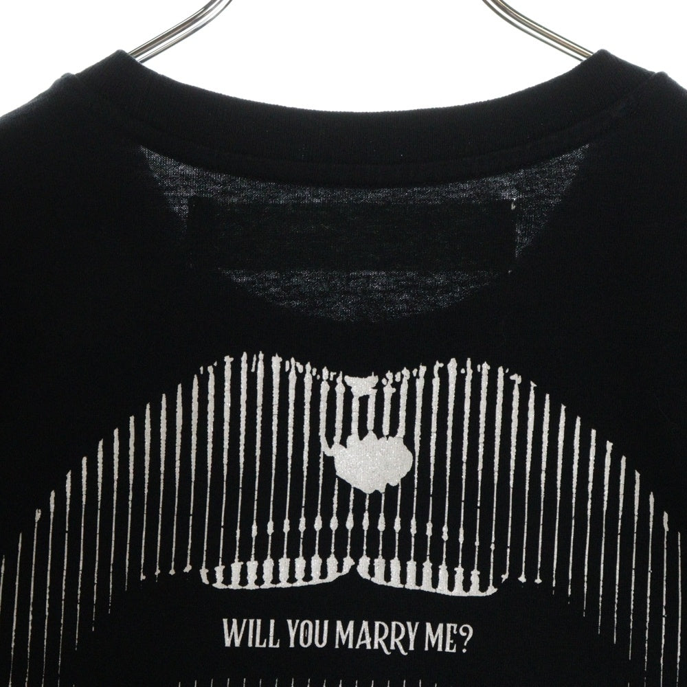 OFF-WHITE(オフホワイト) 18AW T-Shirt ラメ加工半袖Tシャツ ブラック OWAA049F18B07064