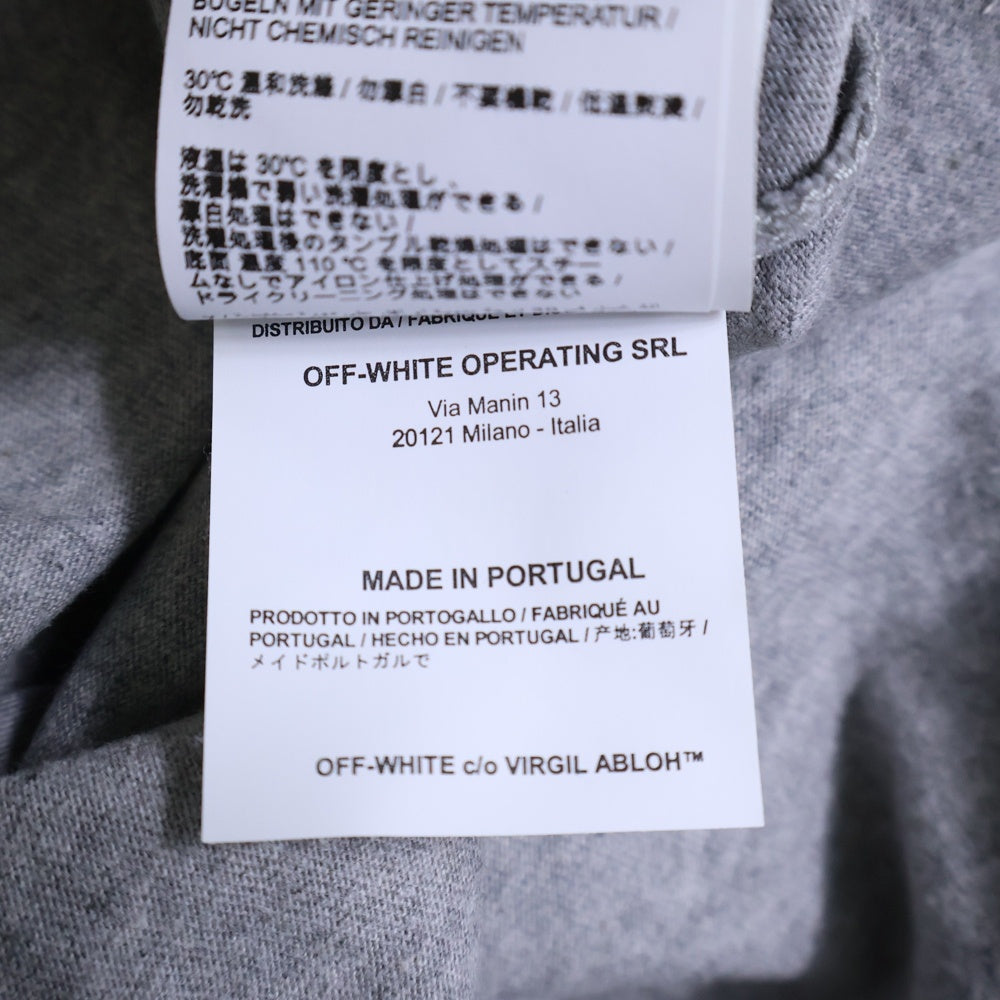 OFF-WHITE(オフホワイト) 19AW T-Shirt 半袖Tシャツ グレー OMAA027E19185013