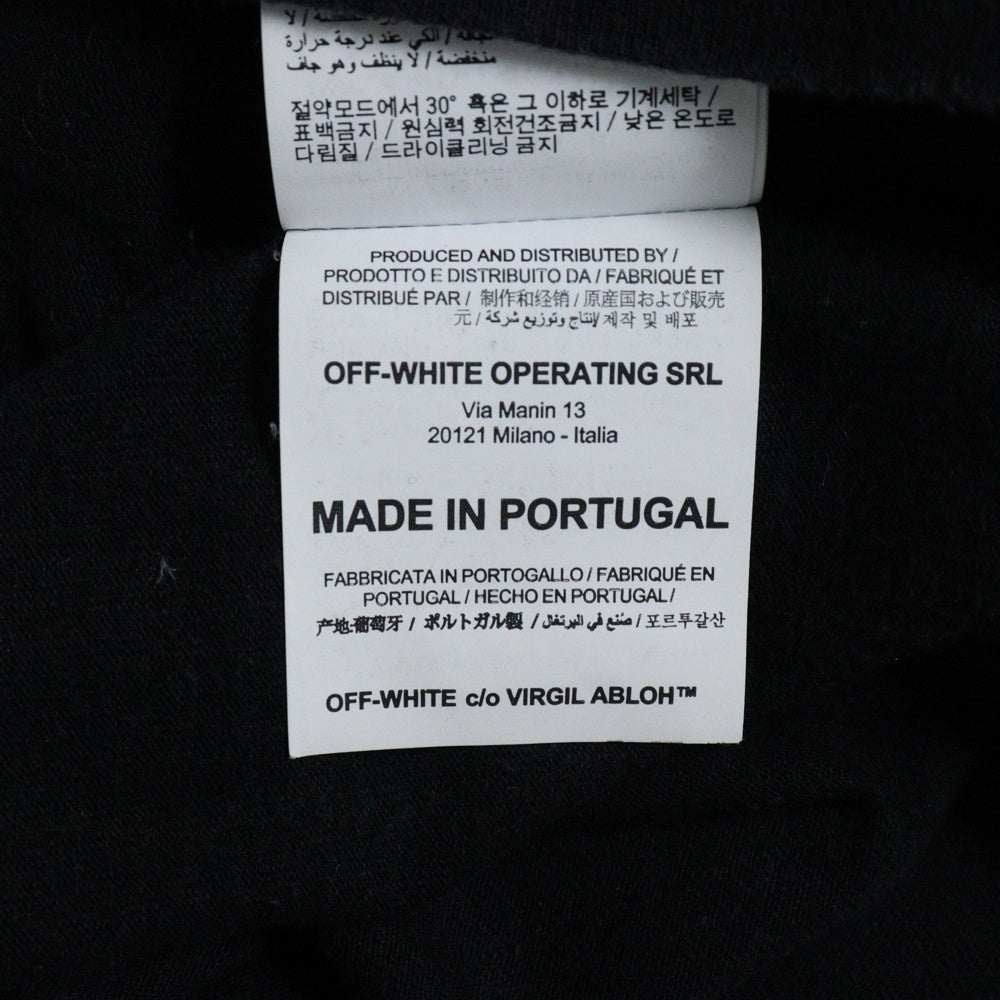 OFF-WHITE(オフホワイト) 20SS 3D Crossed T-Shirt 半袖Tシャツ ブラック OMAA027R20185003