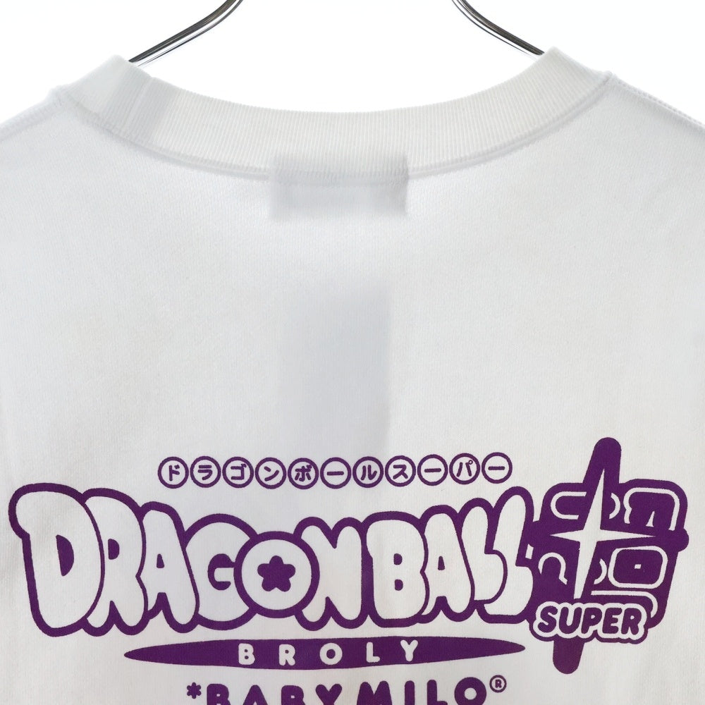A BATHING APE(アベイシングエイプ) Dragonball Super Golden Frieza Crewneck クルーネックスウェットトレーナー ホワイト 002SWF731914X