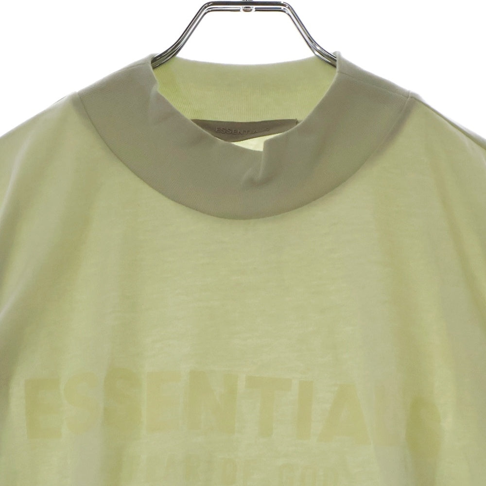 FEAR OF GOD ESSENTIALS(フィアオブゴッド エッセンシャルズ) L/S T-SHIRT ラバーロゴ 長袖Tシャツ ロンT クリーム