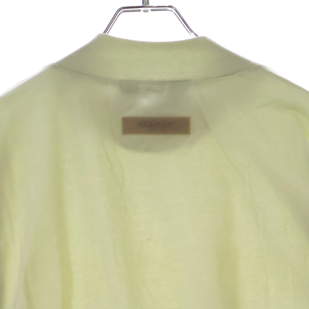 FEAR OF GOD ESSENTIALS(フィアオブゴッド エッセンシャルズ) L/S T-SHIRT ラバーロゴ 長袖Tシャツ ロンT クリーム