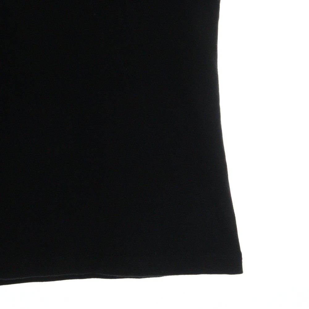 DOLCE & GABBANA(ドルチェアンドガッバーナ) Line Stone Logo T-shirts ラインストーンロゴTシャツ レディース半袖Tシャツ ブラック