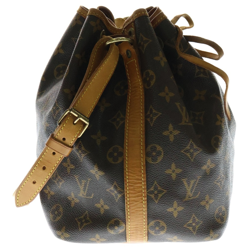 LOUIS VUITTON(ルイヴィトン) M42226 プチ・ノエ モノグラム レディースドローストリングバッグ 巾着バッグ ブラウン
