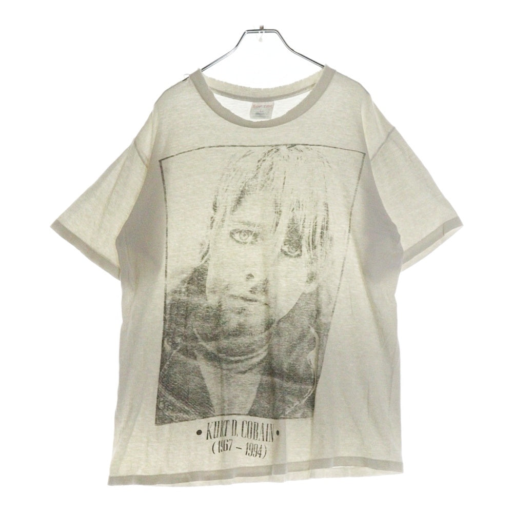VINTAGE(ヴィンテージ) 90S Nirvana Kurt Cobain Memorial ニルヴァーナ カートコバーン 追悼 半袖Tシャツ ホワイト