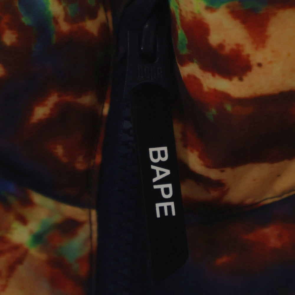 A BATHING APE(アベイシングエイプ) 22SS Tie Die Down Jacket ナイロンダウンジャケット ネイビー 001DNI301004M