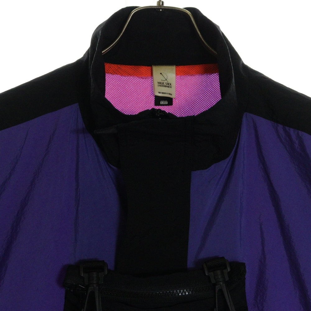 MAGIC STICK(マジックスティック) CLASSIC ANORAK TRACK JACKET ナイロンアノラックジャケット パープル