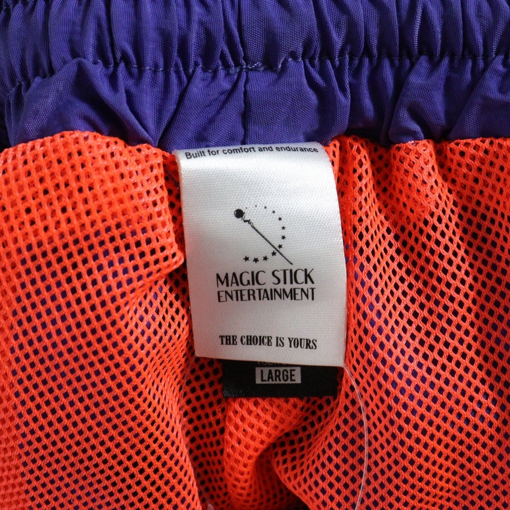 MAGIC STICK(マジックスティック) CLASSIC NYLON PANTS クラシックナイロンパンツ パープル