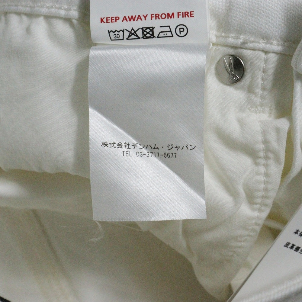 DENHAM(デンハム) LIZ ANKLE デニムパンツ ホワイト レディース 02-22-03-11-035