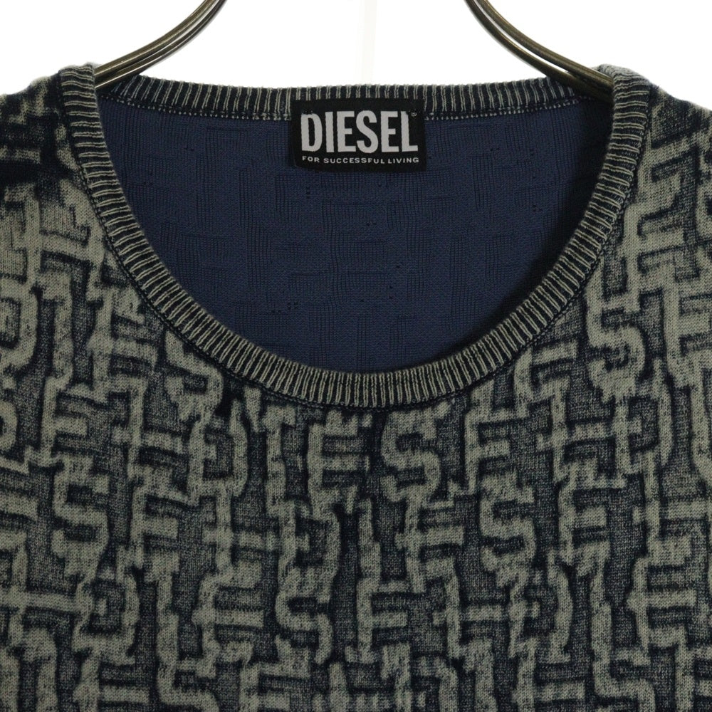 DIESEL(ディーゼル) M-YRTA ストレッチニットドレス ワンピース インディゴ レディース A09465