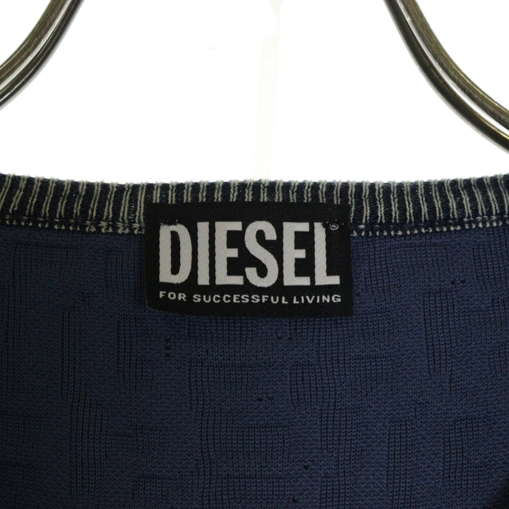 DIESEL(ディーゼル) M-YRTA ストレッチニットドレス ワンピース インディゴ レディース A09465