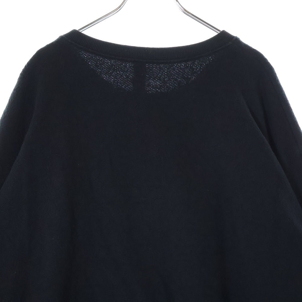 CHROME HEARTS(クロムハーツ) Y NOT ワイノット ロゴ刺繍 CHプラス総柄 長袖Tシャツ ロンT カットソー ブラック
