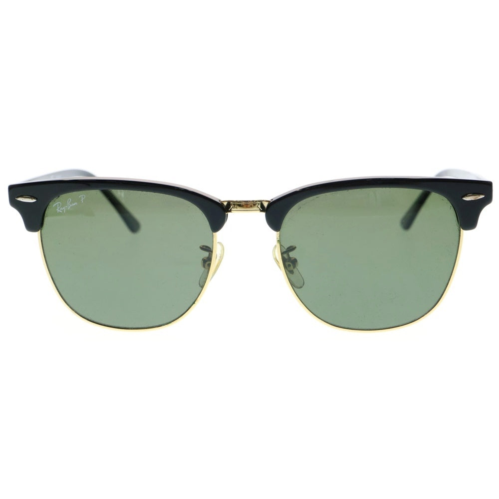 Ray Ban(レイバン) CLUBMASTER クラブマスター クラシック サングラス 眼鏡 アイウェア RB3016F ブラック/グリーン