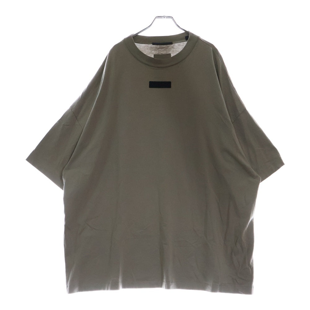 FEAR OF GOD ESSENTIALS(フィアオブゴッド エッセンシャルズ) S/S T-SHIRT ラバーロゴ 半袖Tシャツ グレー