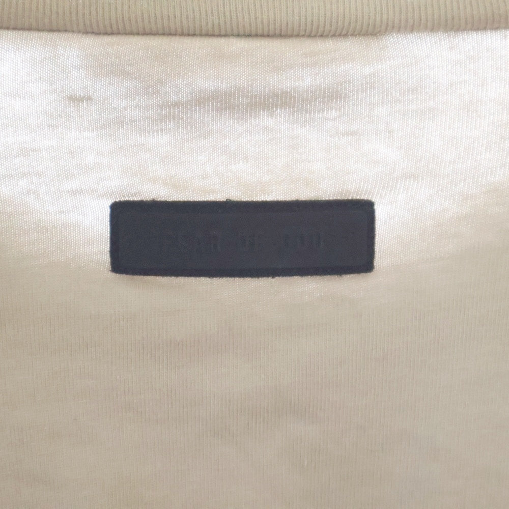 FEAR OF GOD ESSENTIALS(フィアオブゴッド エッセンシャルズ) S/S T-SHIRT ラバーロゴ 半袖Tシャツ グレー