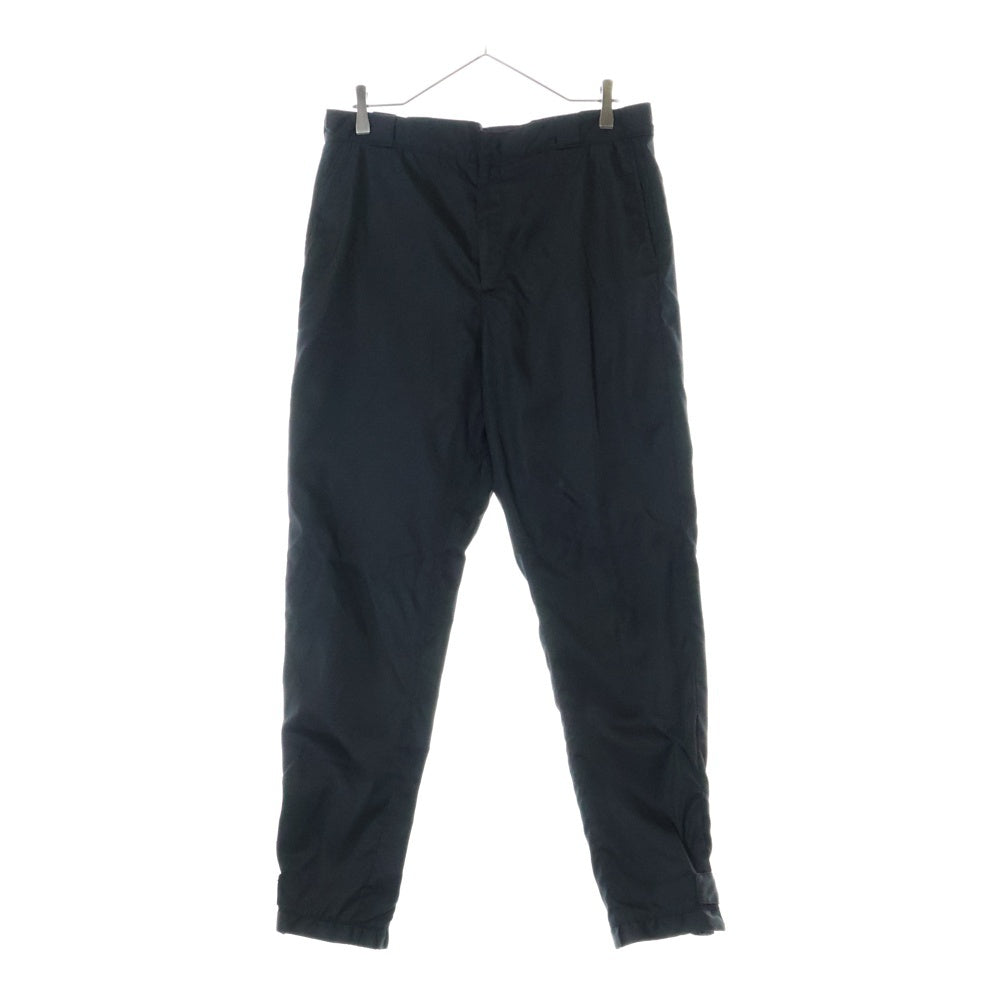 PRADA(プラダ) 19AW Nylon Gabardine Trousers トライアングルロゴ ナイロンパンツ ブラック SPG41 S182 I18
