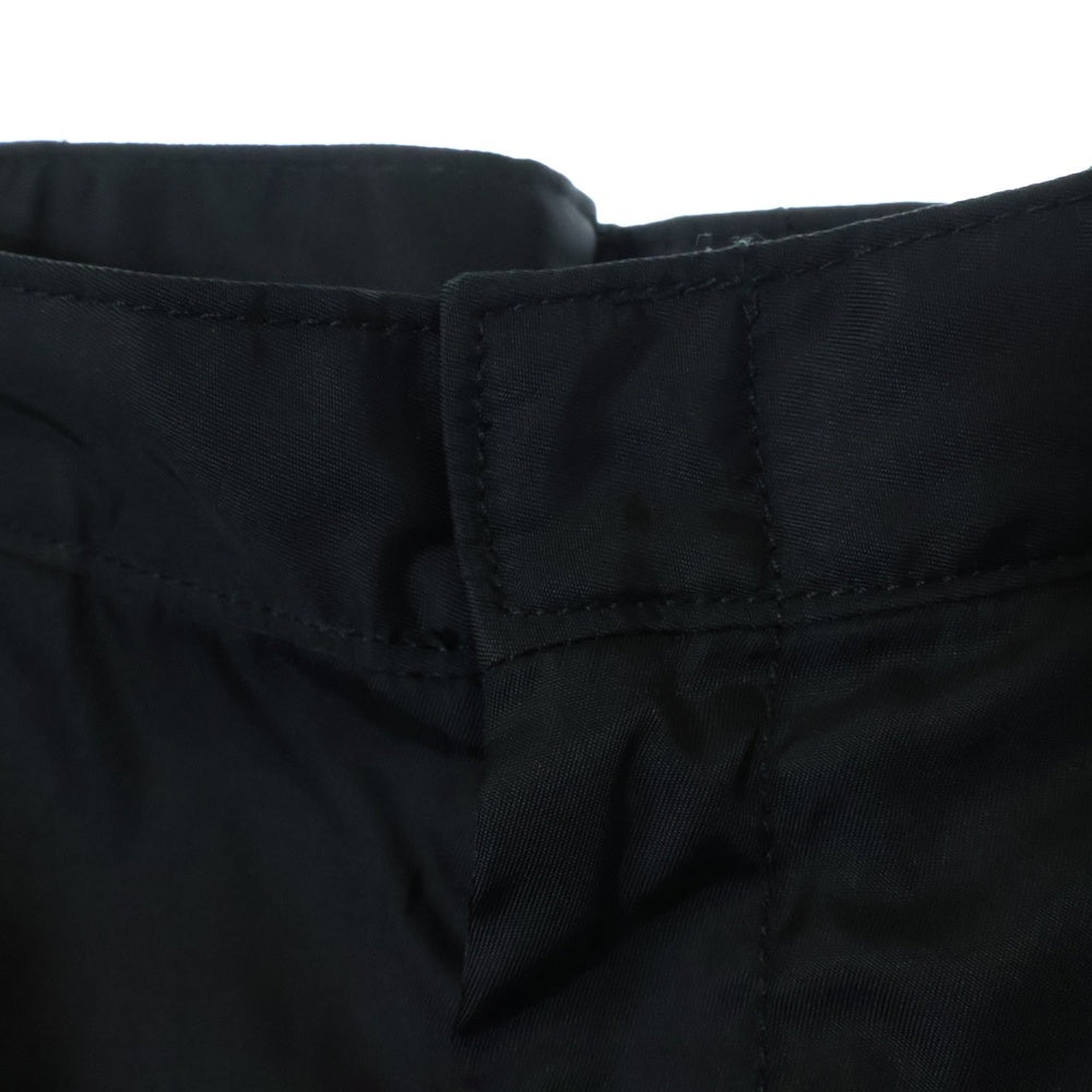 PRADA(プラダ) 19AW Nylon Gabardine Trousers トライアングルロゴ ナイロンパンツ ブラック SPG41 S182 I18