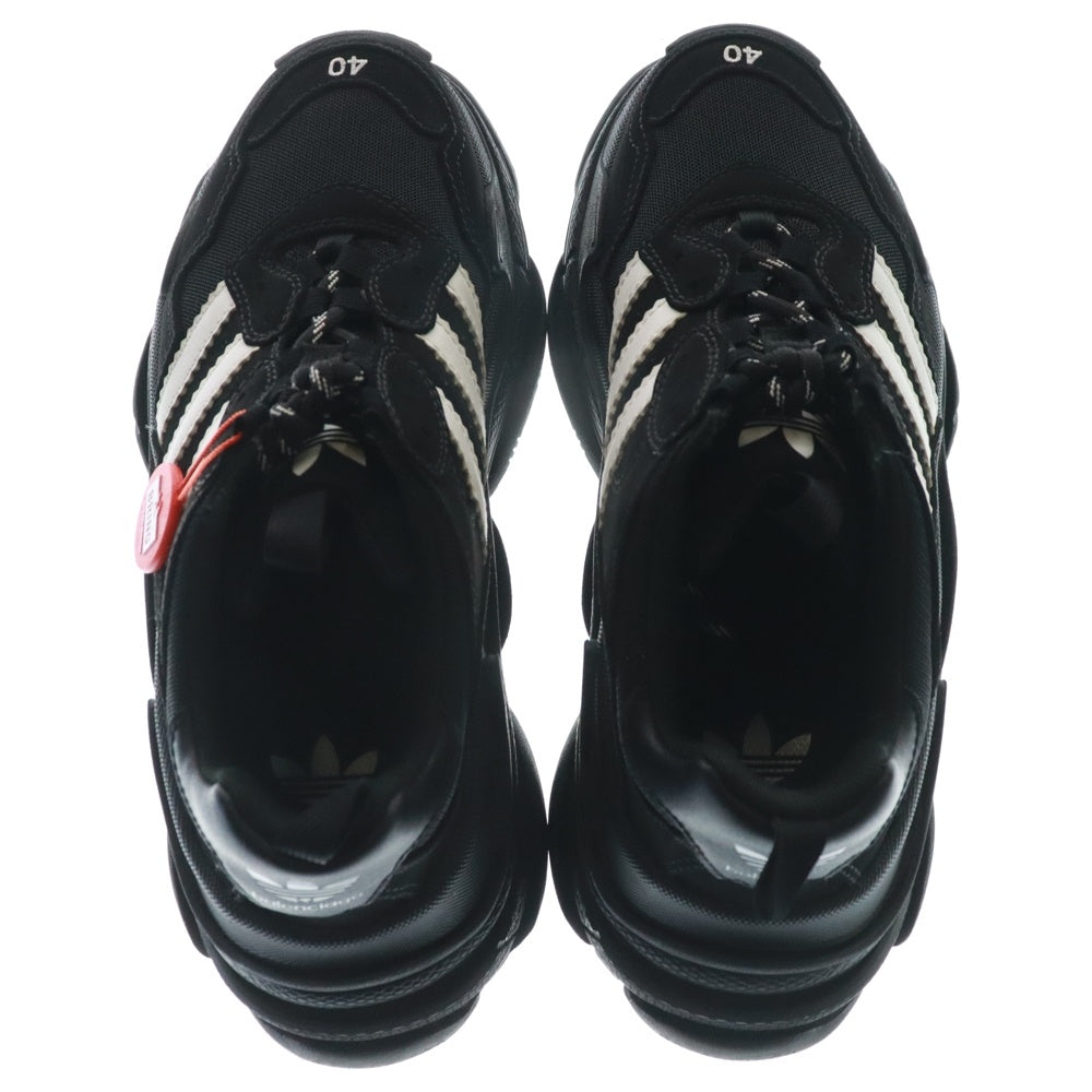 BALENCIAGA(バレンシアガ) × adidas TRIPLE S TRAINERS 712821 アディダス トリプルエス レースアップスニーカー ダッドスニーカー ブラック