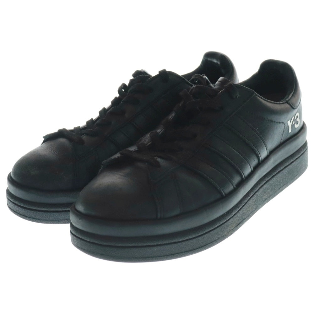 Y-3(ワイスリー) Hicho ヒチョスニーカー レザーローカットスニーカー US8/26cm GZ9147 ブラック