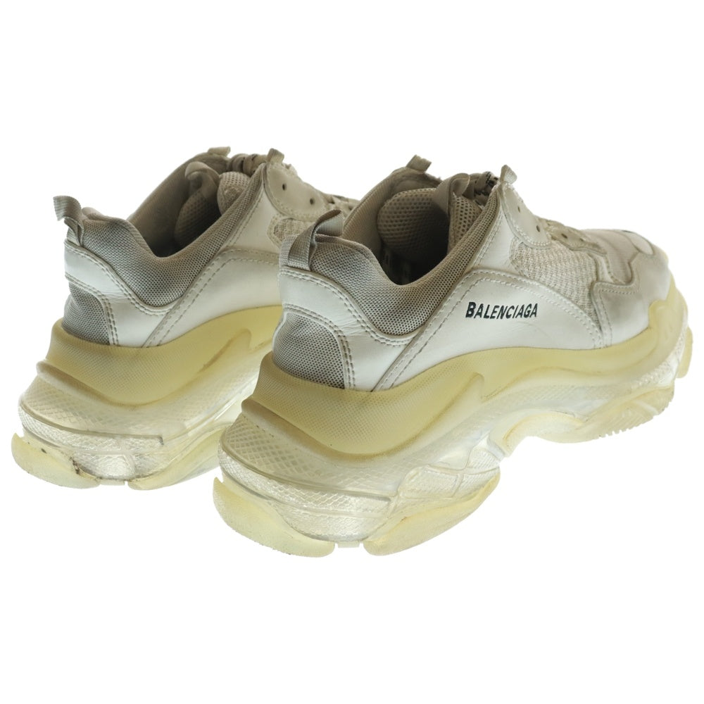 BALENCIAGA(バレンシアガ) TRIPLE S トリプルS クリアソール メッシュ ローカットスニーカー ホワイト 544351