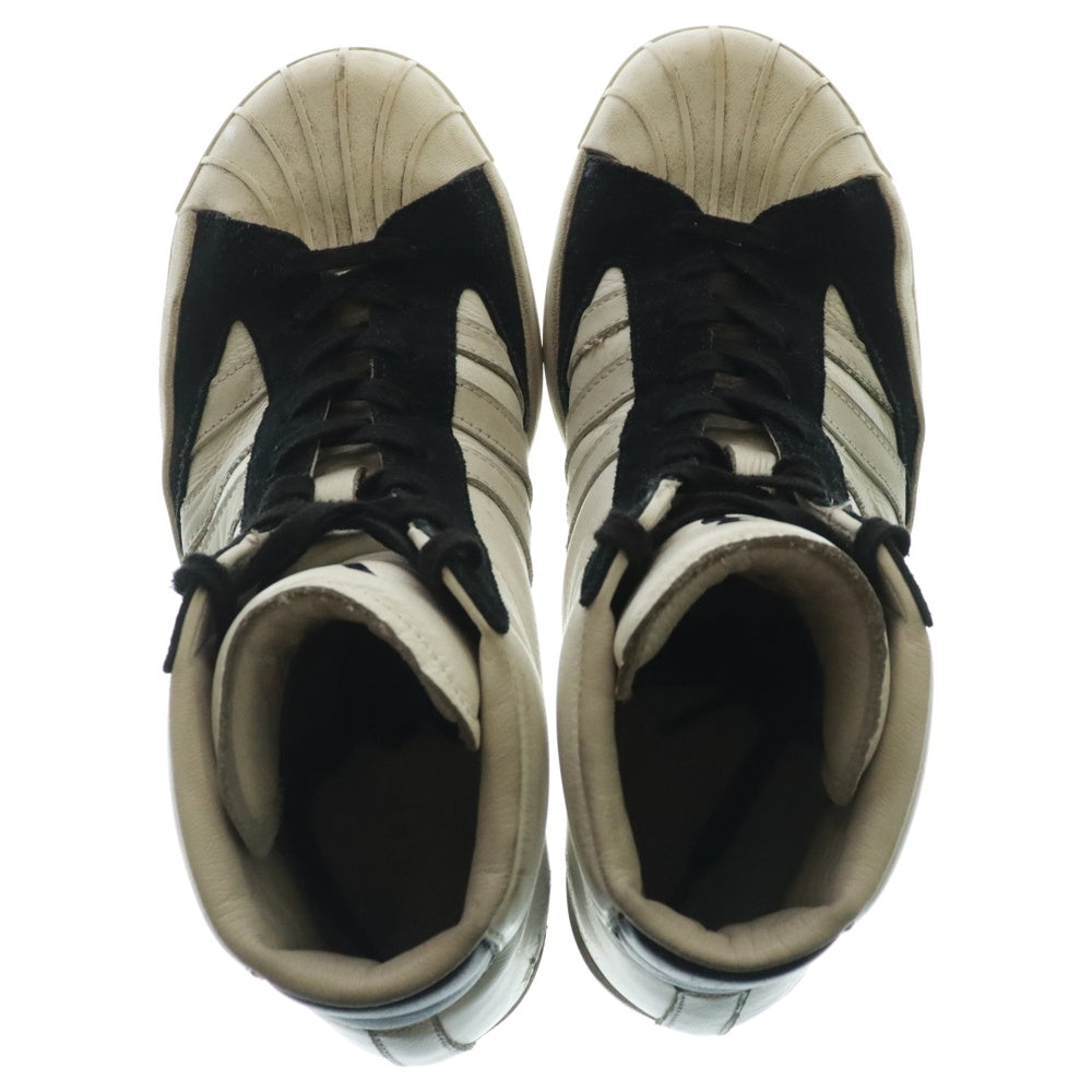 Y-3(ワイスリー) Yohji Pro ヨージプロ レザーハイカットスニーカー US7/25cm H02577 ホワイト