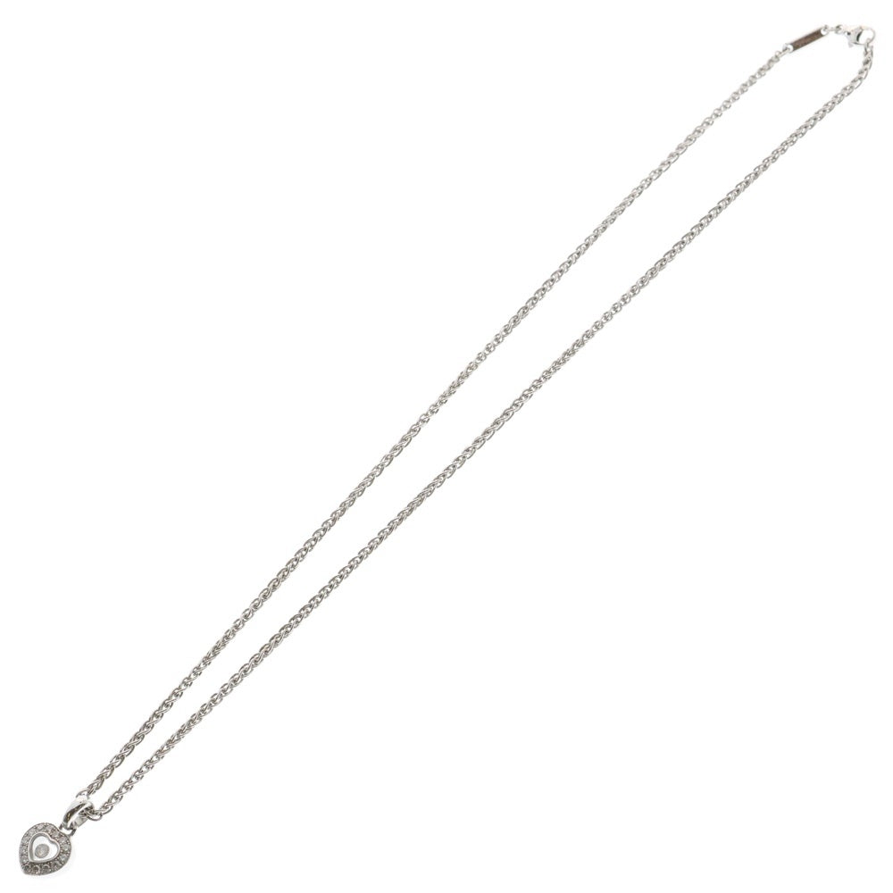 CHOPARD(ショパール) K18WG Happy Diamond Necklace ハッピーダイヤモンドネックレス ハート ペンダントネックレス ホワイトゴールド