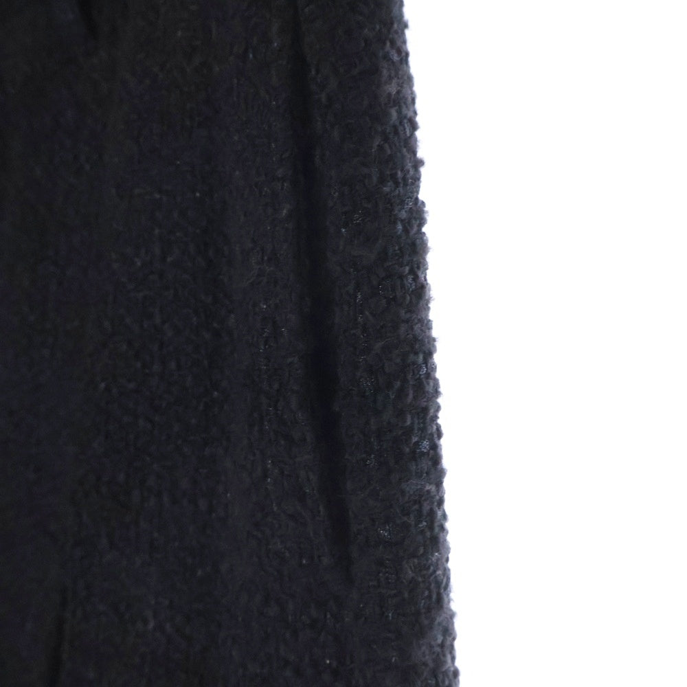 AMBUSH(アンブッシュ) PLEATED TWEED MIDI SKIRT プリーツ ツイードミッドスカート ブラック レディース