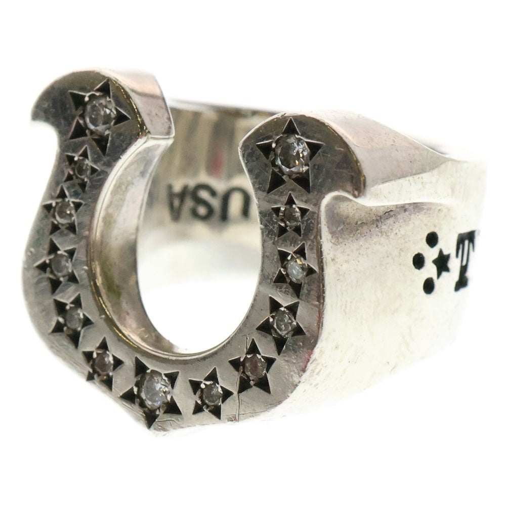 TENDERLOIN(テンダーロイン) T-H.S RING SILVER ホースシュー ダイヤリング アフターダイヤ シルバー