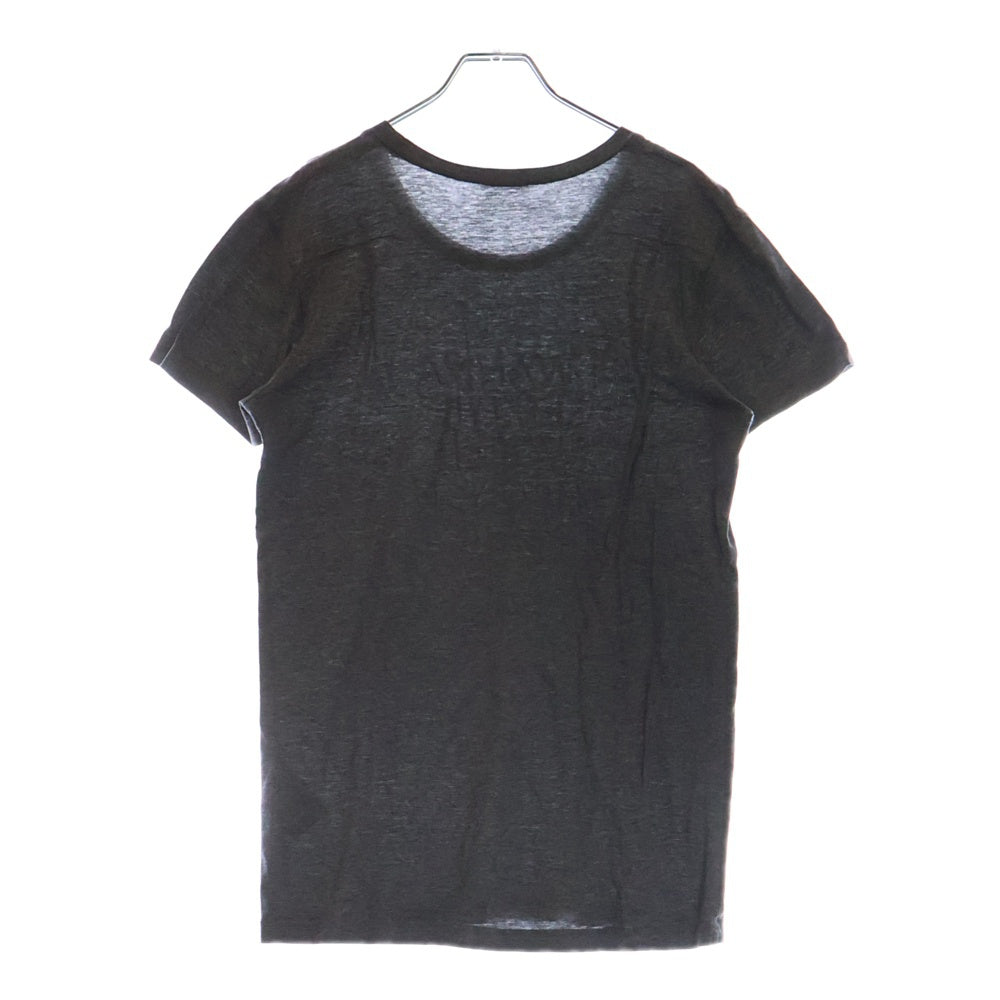 Dior HOMME(ディオールオム) フロントロゴ クルーネック 半袖Tシャツ カットソー グレー 0H3369450107