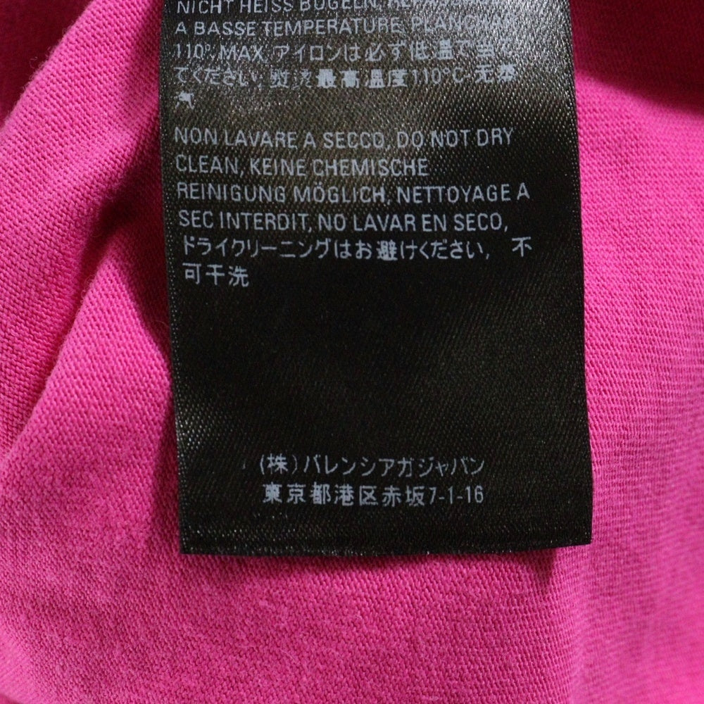 BALENCIAGA(バレンシアガ) This Is Not The New T-Shirt ダメージ加工 半袖Tシャツ ピンク 661705 TKVE1