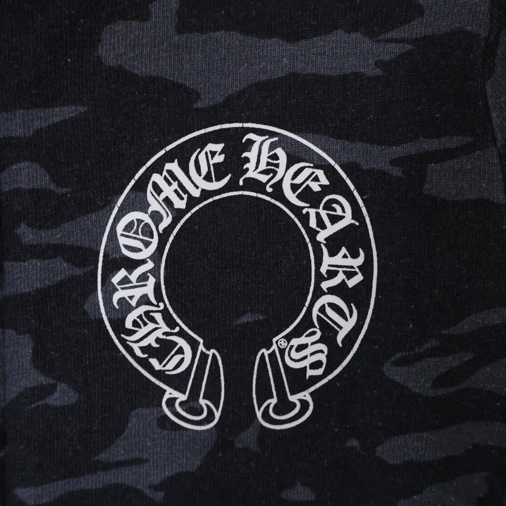 CHROME HEARTS(クロムハーツ) SWTSHRT HD ZIP カモフラージュ 迷彩 ジップアップスウェットパーカー フーディー グレー