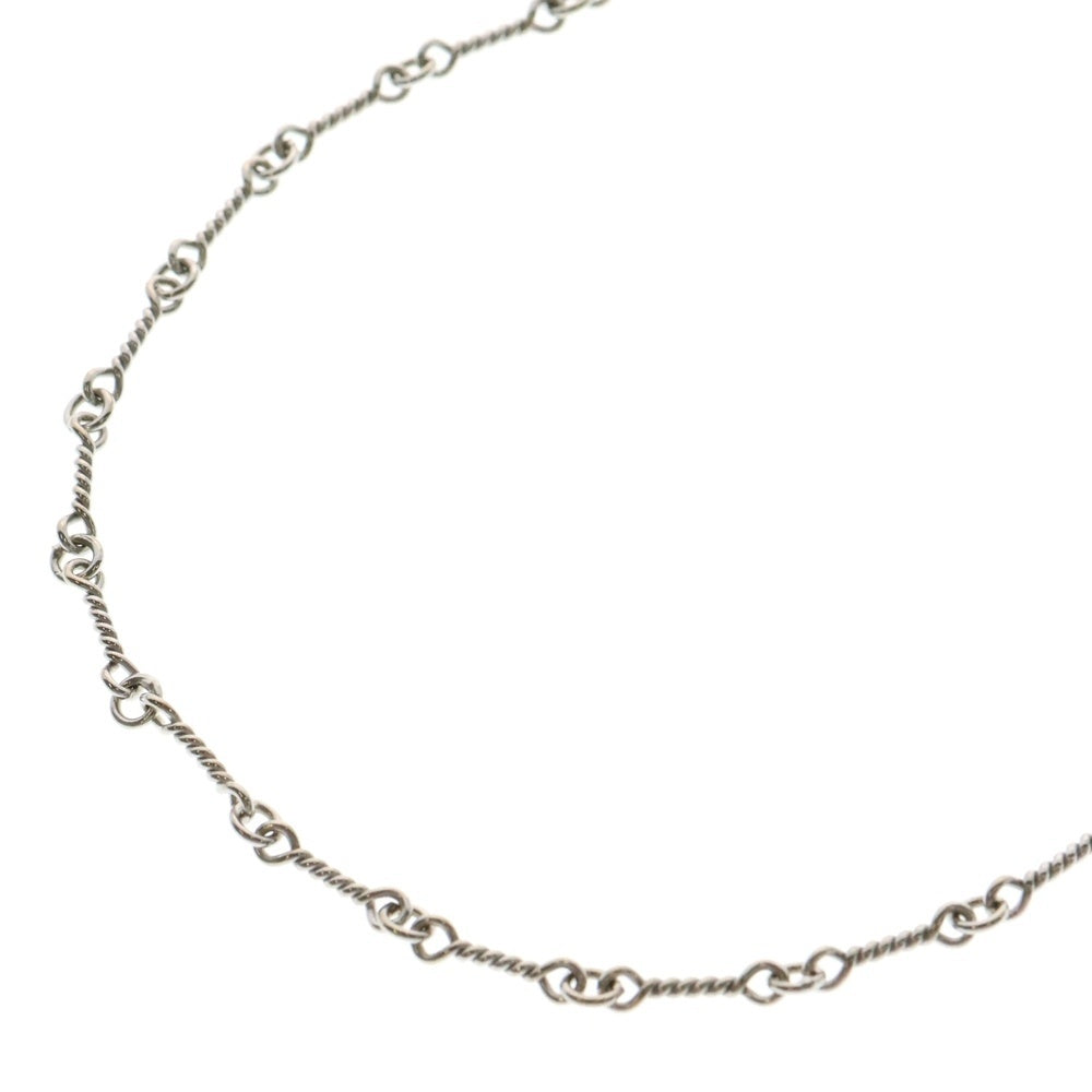 CHROME HEARTS(クロムハーツ) 18KWG NECKCHAIN T20 ツイストチェーンネックレス 20inch ホワイトゴールド BCA003