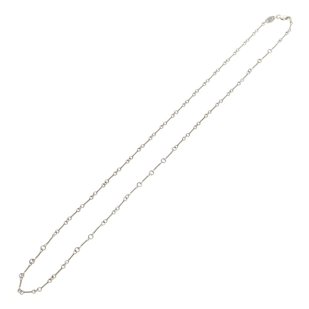 CHROME HEARTS(クロムハーツ) 18KWG NECKCHAIN T20 ツイストチェーンネックレス 20inch ホワイトゴールド BCA003