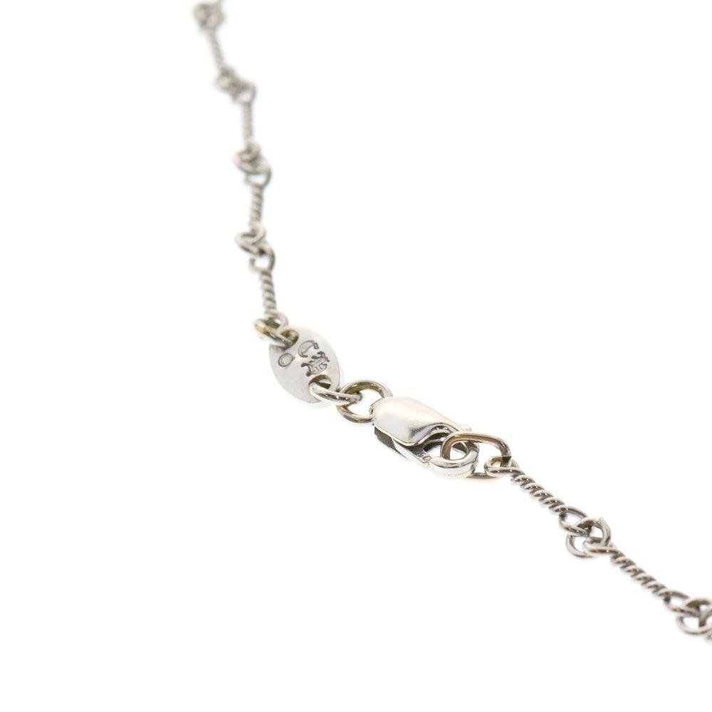 CHROME HEARTS(クロムハーツ) 18KWG NECKCHAIN T20 ツイストチェーンネックレス 20inch ホワイトゴールド BCA003