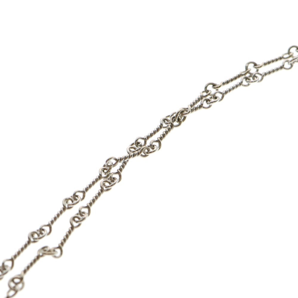 CHROME HEARTS(クロムハーツ) 18KWG NECKCHAIN T20 ツイストチェーンネックレス 20inch ホワイトゴールド BCA003