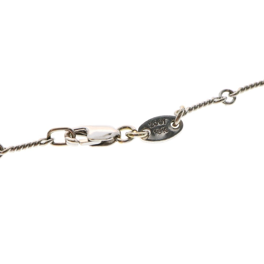 CHROME HEARTS(クロムハーツ) 18KWG NECKCHAIN T20 ツイストチェーンネックレス 20inch ホワイトゴールド BCA003
