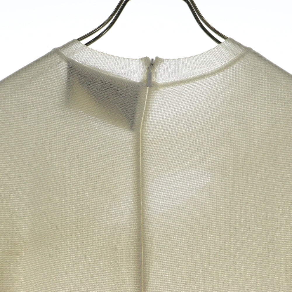 FENDI(フェンディ) ×VERSACE ×ヴェルサーチ セーフティピン装飾 ニットワンピース アイボリー FND952AJTM レディース