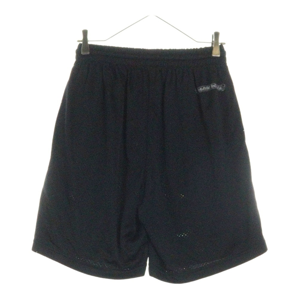 CHROME HEARTS(クロムハーツ) MESH WARM UP JERSEY CHプリントメッシュハーフパンツ ショーツ ブラック