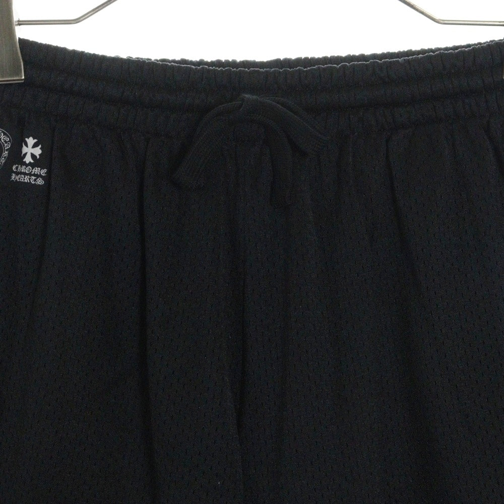 CHROME HEARTS(クロムハーツ) MESH WARM UP JERSEY CHプリントメッシュハーフパンツ ショーツ ブラック