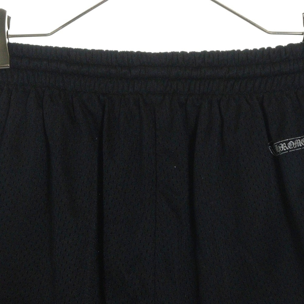 CHROME HEARTS(クロムハーツ) MESH WARM UP JERSEY CHプリントメッシュハーフパンツ ショーツ ブラック