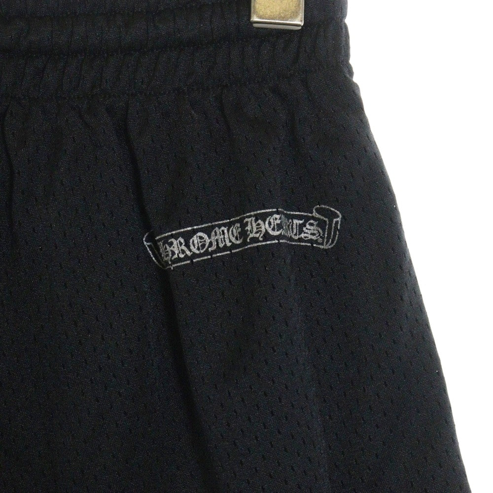 CHROME HEARTS(クロムハーツ) MESH WARM UP JERSEY CHプリントメッシュハーフパンツ ショーツ ブラック