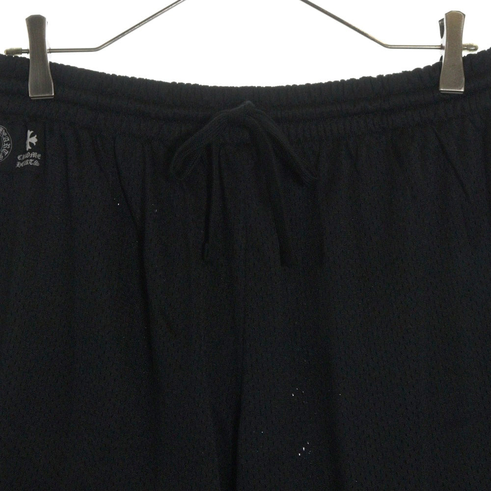 CHROME HEARTS(クロムハーツ) MESH WARM UP JERSEY CHプリントメッシュハーフパンツ ショーツ ブラック