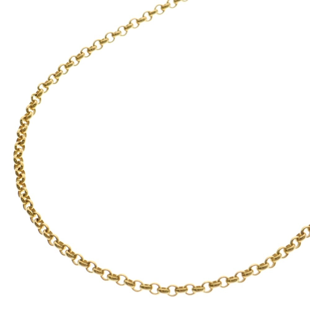 CHROME HEARTS(クロムハーツ) 22K NECKCHAIN R20 ロールチェーンネックレス 20inch ゴールド BCA011