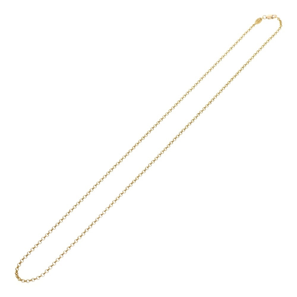 CHROME HEARTS(クロムハーツ) 22K NECKCHAIN R20 ロールチェーンネックレス 20inch ゴールド BCA011