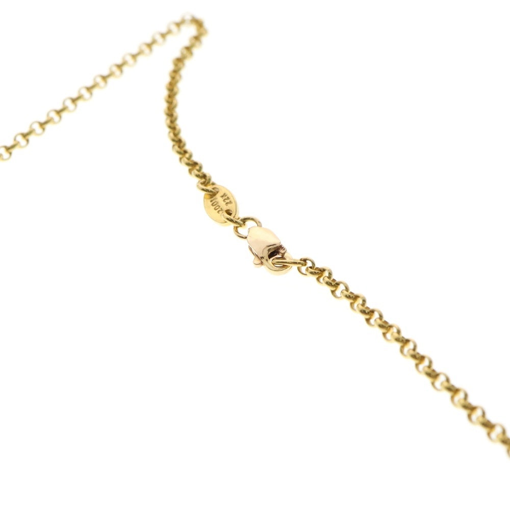 CHROME HEARTS(クロムハーツ) 22K NECKCHAIN R20 ロールチェーンネックレス 20inch ゴールド BCA011