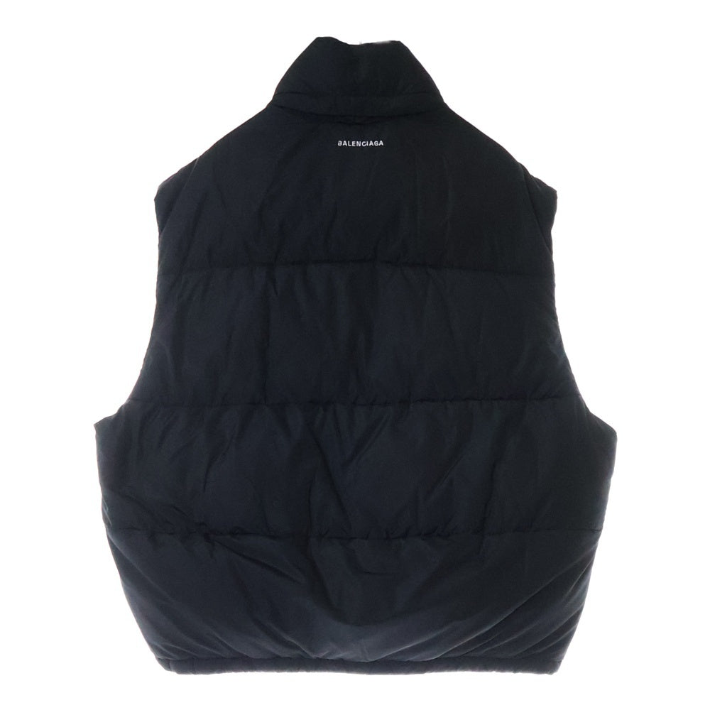BALENCIAGA(バレンシアガ) 21SS BATING VEST キルティング 中綿コクーンベスト ブラック 642225 TYD36