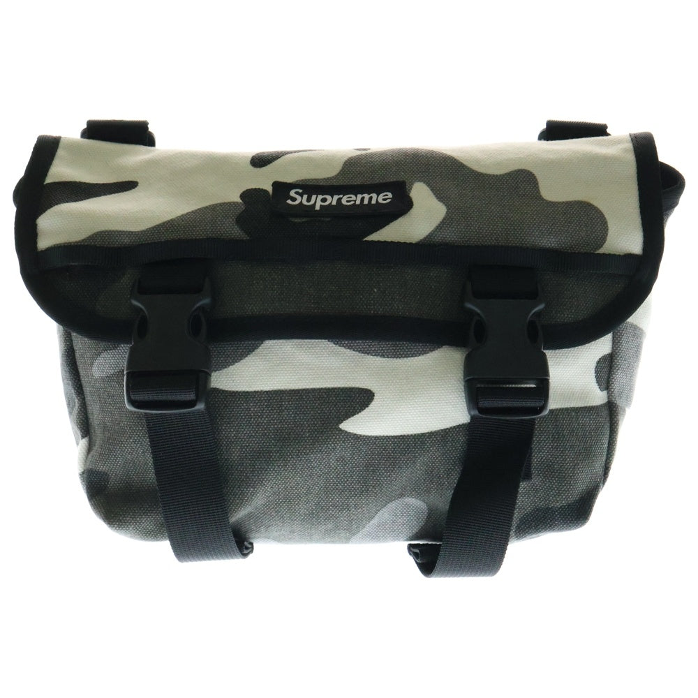 SUPREME(シュプリーム) 25SS Mini Messenger Bag Snow Camo カモフラージュ 迷彩 ミニメッセンジャーバッグ ショルダーバッグ スノーカモ グレー