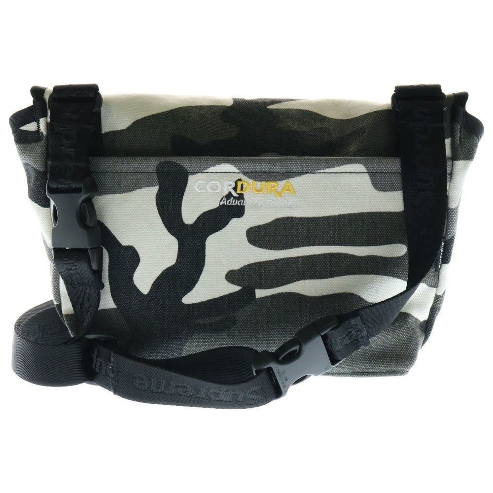 SUPREME(シュプリーム) 25SS Mini Messenger Bag Snow Camo カモフラージュ 迷彩 ミニメッセンジャーバッグ ショルダーバッグ スノーカモ グレー