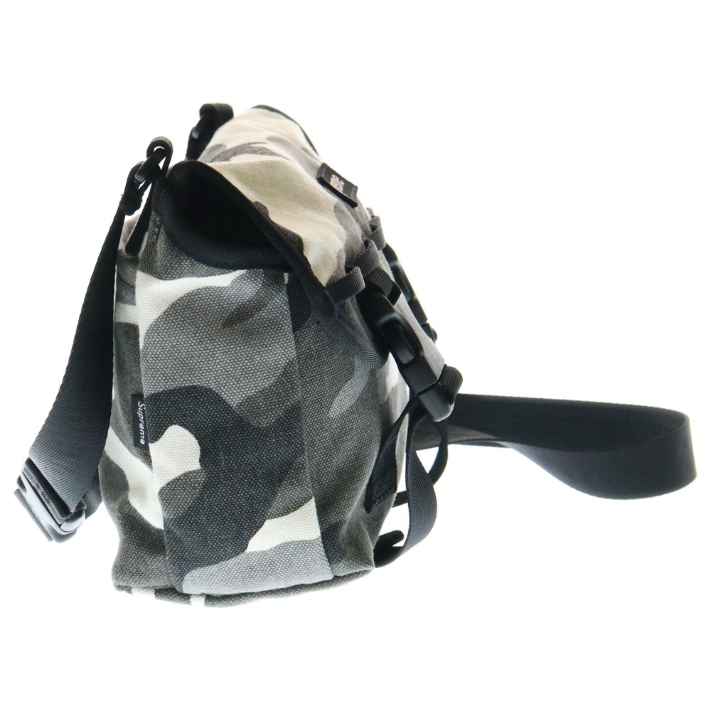 SUPREME(シュプリーム) 25SS Mini Messenger Bag Snow Camo カモフラージュ 迷彩 ミニメッセンジャーバッグ ショルダーバッグ スノーカモ グレー