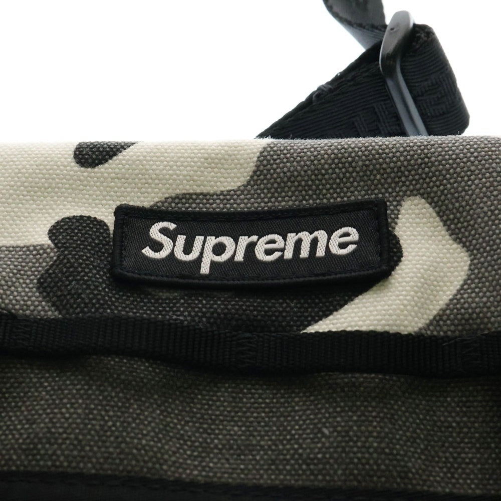 SUPREME(シュプリーム) 25SS Mini Messenger Bag Snow Camo カモフラージュ 迷彩 ミニメッセンジャーバッグ ショルダーバッグ スノーカモ グレー